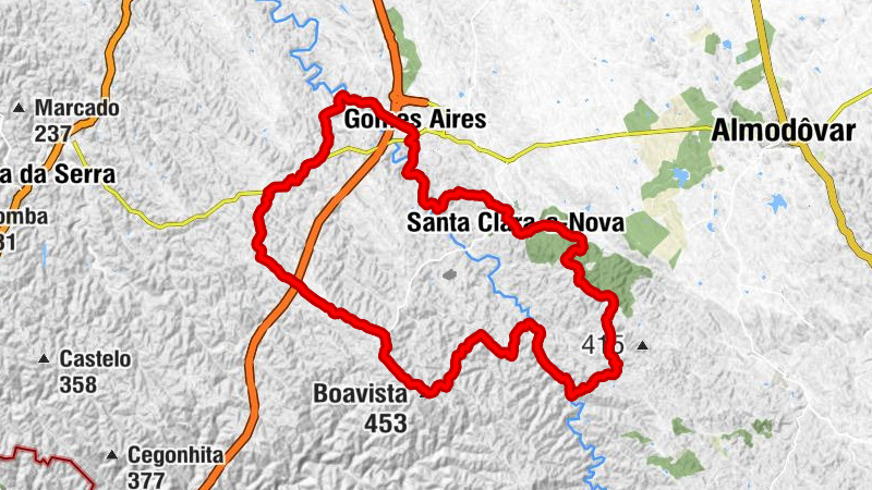 Santa Clara-a-Nova - Almarjao - Boavista - Casa Nova