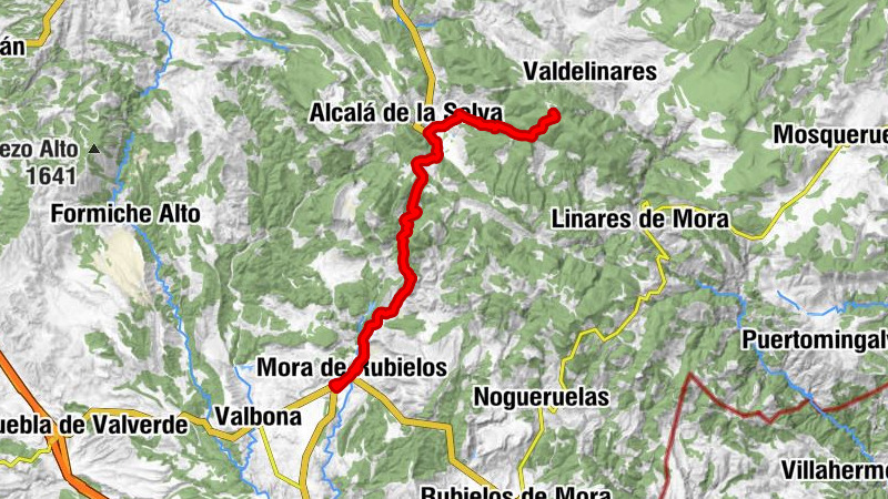 Mora de Rubielos - Ex-colegiata de Santa María - Bar Restaurante El Cortijo - Ermita Santuario de la Virgen de la Vega