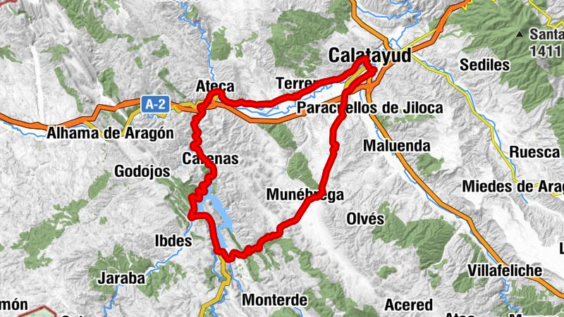 Calatayud - Munébrega - Nuévalos