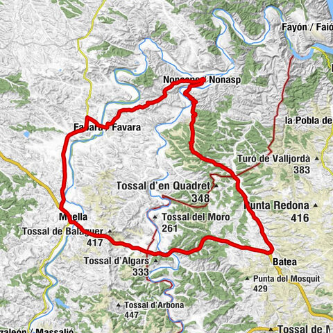 Maella - Nonaspe / Nonasp - Fabara / Favara - Ruinas del Monasterio de la Trapa