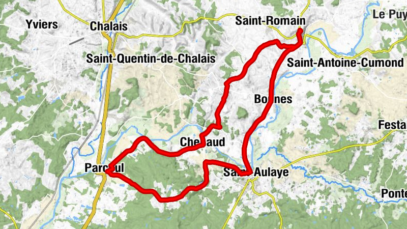 Aubeterre-sur-Dronne - Le Bourg - La Porte - Église Saint-Pierre