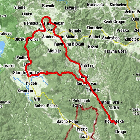 Podpreska - Kapela Rožnovenske Matere božje - Sveti Jošt - Sveti Vincencij Fererski