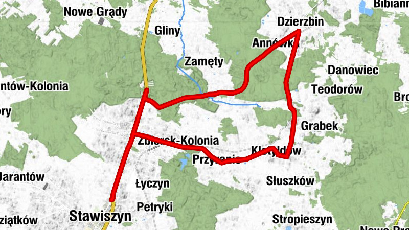 Bar - Nowy Kiączyn - Defet - Annówka