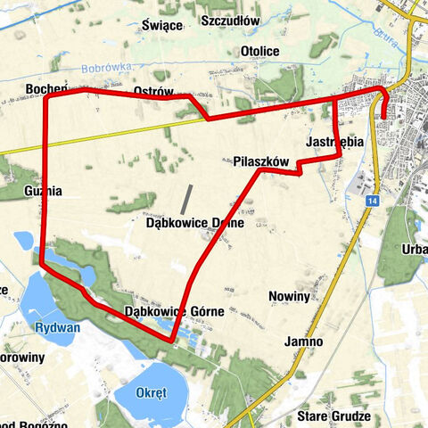 Osiedle Bratkowice - Kaplica cmentarna - Łowicz - Jastrzębia