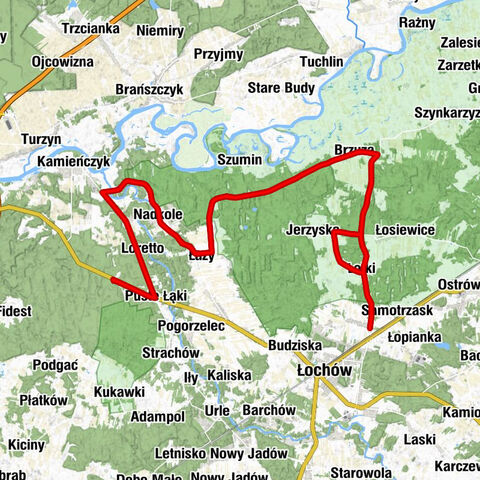 Puste Łąki - Halin - Loretto - Kościół pw. Świętego Stanisława Kostki