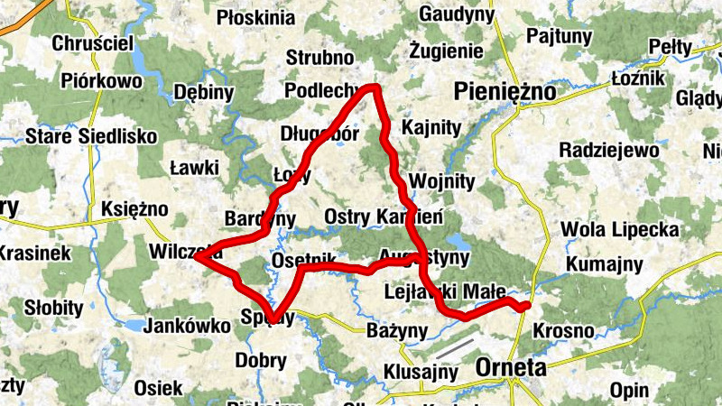 Nowy Dwór - Kaplica klasztorna - Kościół pw. Świętego Jana Ewangelisty i Narodzenia Najświętszej Maryi Panny - Kościół pw. Podwyższenia Krzyża Świętego