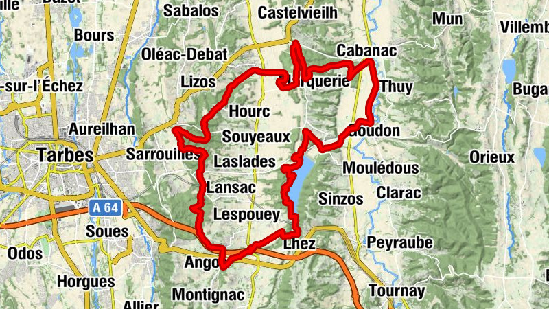 Angos - Le Villenave - Coussan - Goudon