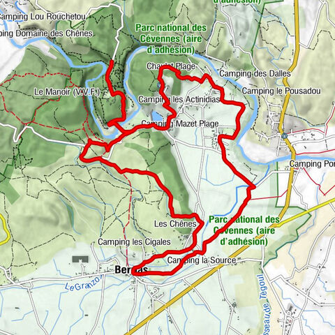 Casteljau - Mazet - Grotte de la Padelle - Berrias