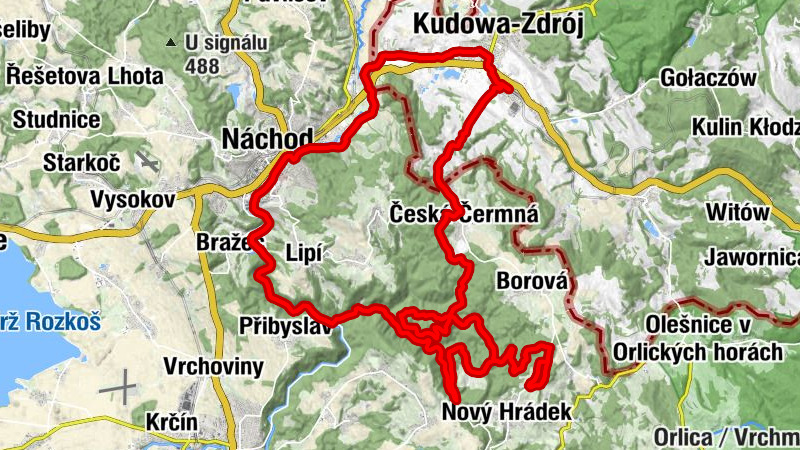 Kudowa-Zdrój - Kościół pw. Świętych Apostołów Piotra i Pawła - Šibeník - Kościół pw. Świętej Katarzyny Aleksandryjskiej