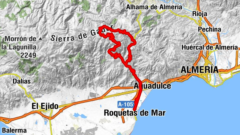 Roquetas de Mar - Parroquia de la Asunción de Nuestra Señora - Collado de Retamar - Cerro del Piquete