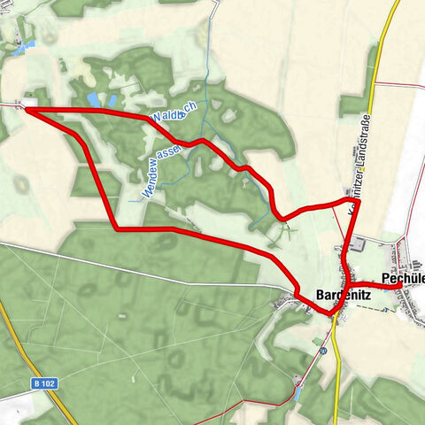 Zur Friedenseiche - Bardenitz - Pechüle