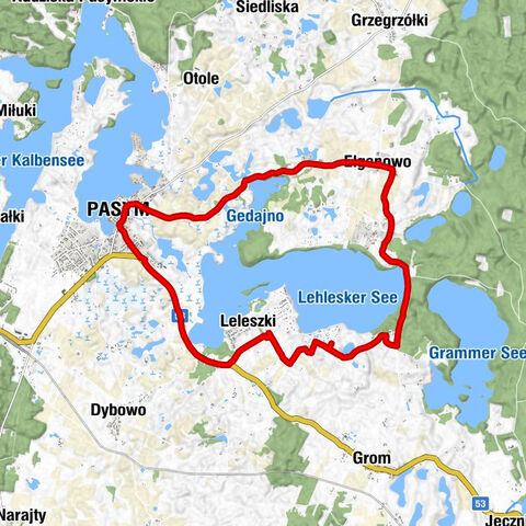 powiat szczycieński - Elganowo - Pasym - Kiepunki