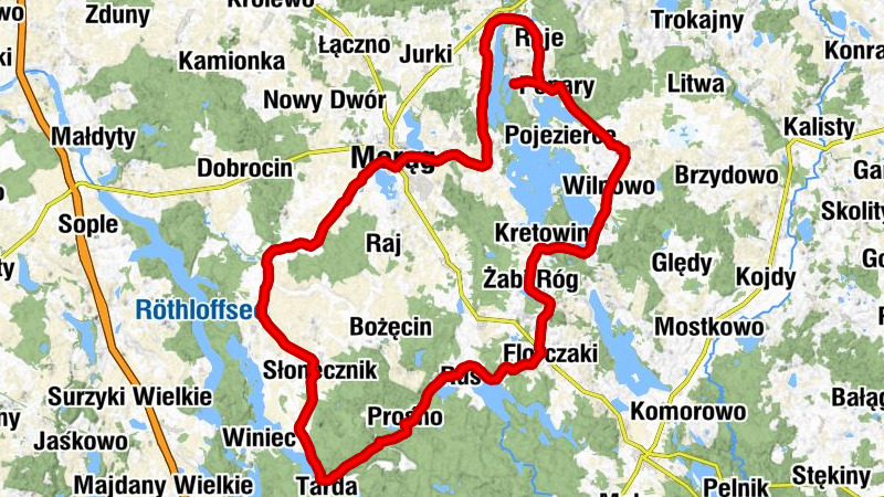 Roje - Kaplica pw. Świętego Wojciecha - Kościół pw. Świętej Barbary - Ponary