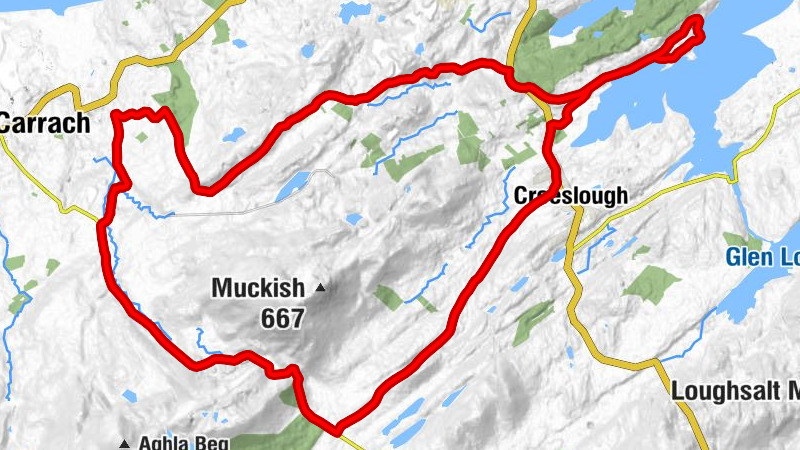 Ards Friary - Masiness - Creeslough - Scoltawarra Gap