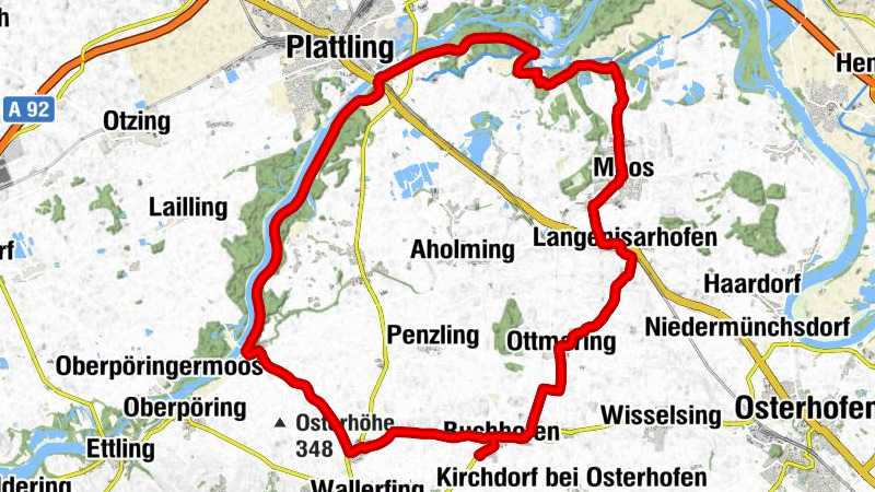 Buchhofen - Neusling - Plattling - St. Johannes der Täufer