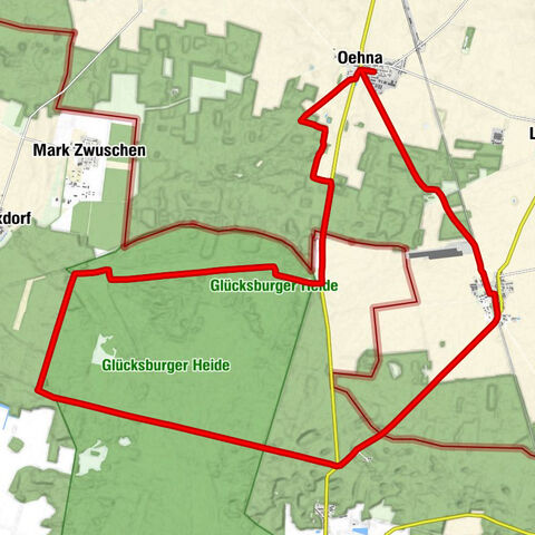 Oehna - Glücksburg - Zellendorf