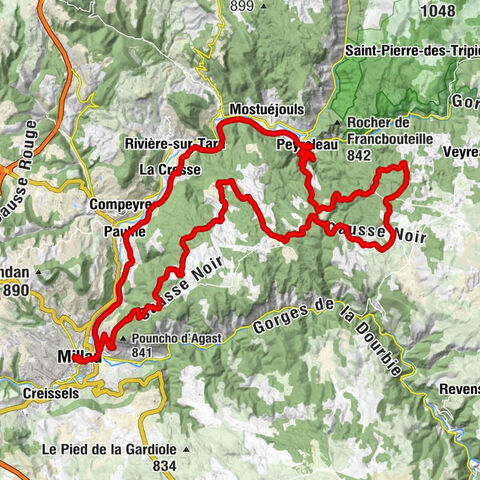 Millau - Église Saint-Amans-et-Saint-Loup - Église Saint-Baudile - Notre-Dame de Mirabel