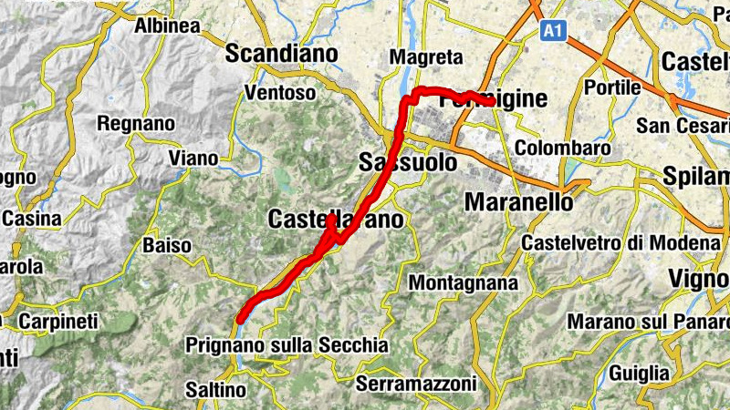 Formigine - Sassuolo - Castellarano