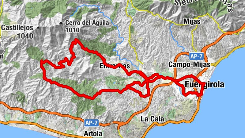 Fuengirola - Puerto Jurado - Puerto de la Alberca - Caseta de vigilancia del INFOCA
