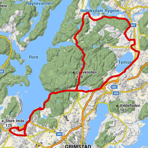 Håbbestad - Lia - Bringsvær - Grimstad