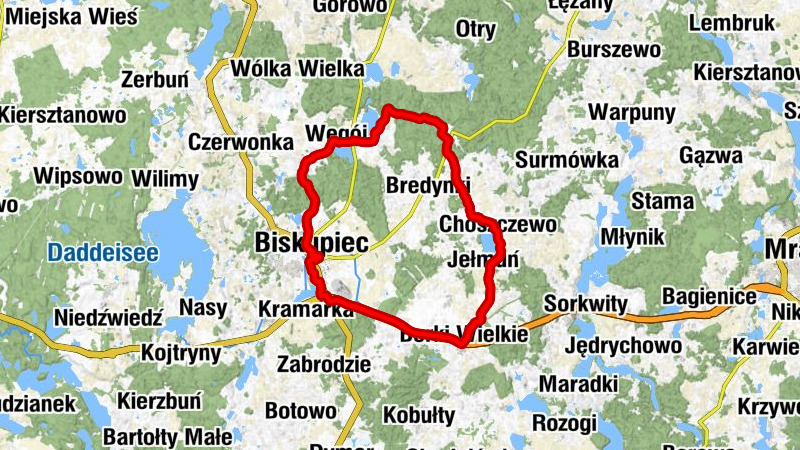 Biskupiec - Gęsikowo - Łabuchy - Kościół pw. Świętego Józefa Oblubieńca Najświętszej Maryi Panny i Wniebowzięcia Najświętszej Maryi P