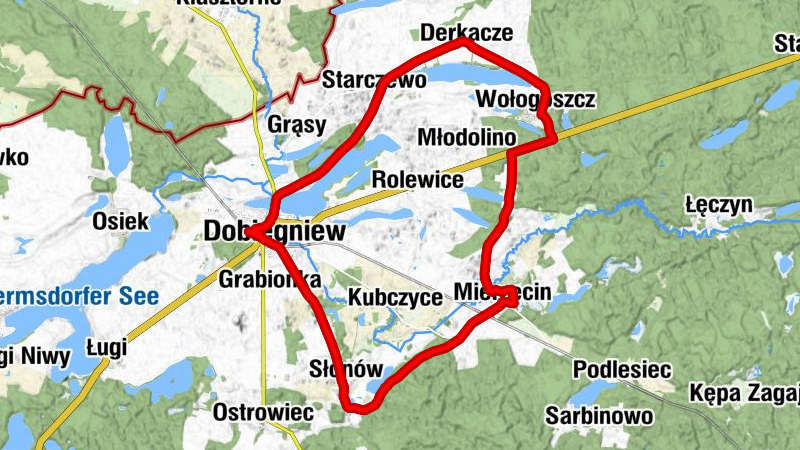 Dobiegniew - Starczewo - Derkacze - Kościół filialny pw. Wniebowzięcia NMP