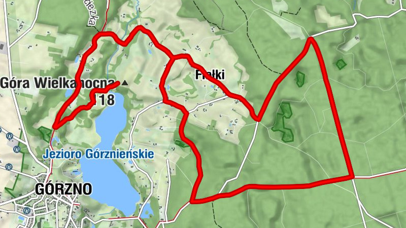 Góra Wielkanocna - Górzno - Fiałki