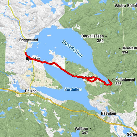 Hudiksvalls kommun - Staffas - Högsved - Hålsjö