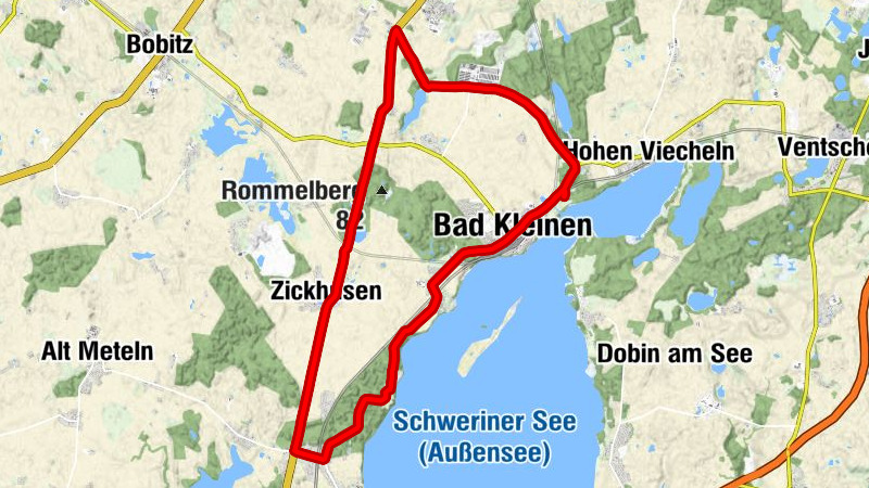 Groß Stieten - Niendorf Ausbau - Bad Kleinen - Losten