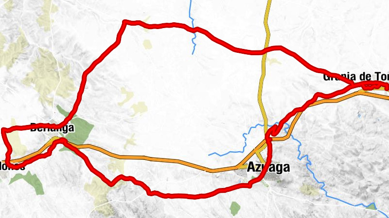 Granja de Torrehermosa - Berlanga - Ahillones - Azuaga