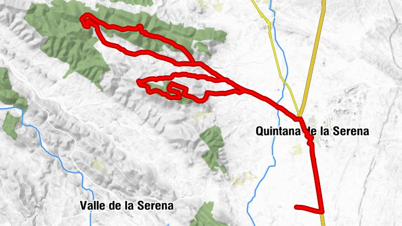 Quintana de la Serena - Puerto de la Sierpe - Puerto Ancho - Puerto de la Cabra