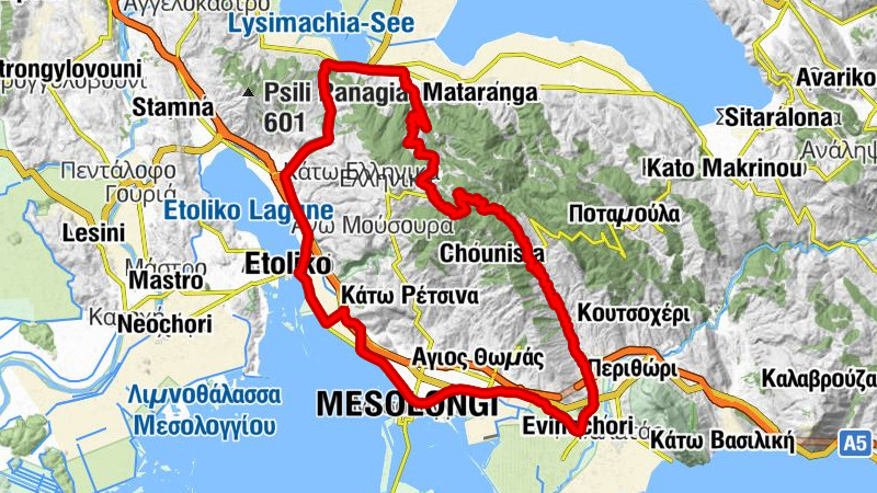 Μεσολόγγι - Άγιος Χαράλαμπος - Άγιος Γεράσιμος - Αγιος Δημητριος