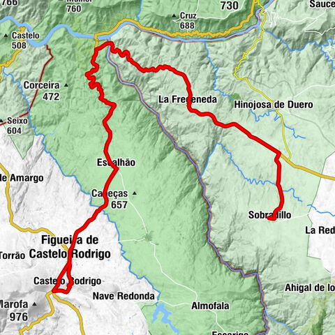 La Tinaja - Sobradillo - La Fregeneda - Figueira de Castelo Rodrigo