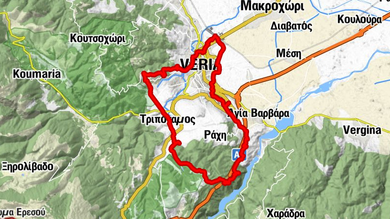 Βέροια - Κομνήνειο - Τριπόταμος