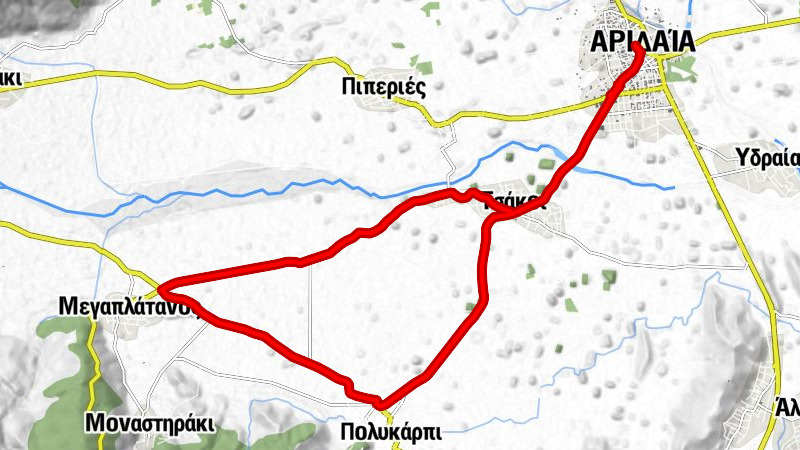 Αριδαία - Χρύσα - Τσάκοι - Κάτω Ροδωνιά