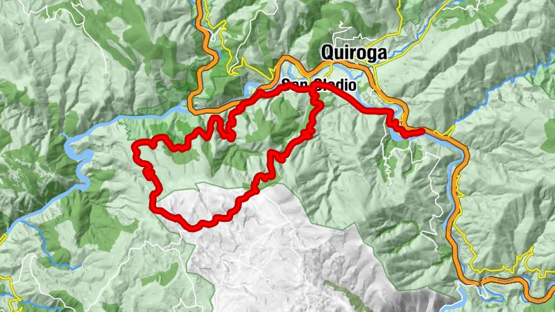 Pozo Morto - Igrexa de San Clodio de Ribas de Sil - Igrexa de Santa Mariña de Sequeiros - Os Vales