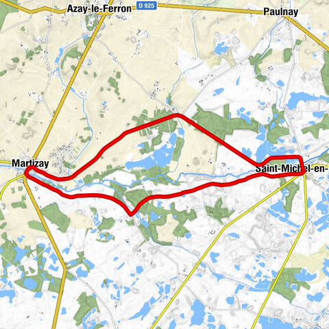 Le Bourg-Est - Martizay - Église Saint-Étienne - Le Bourg-Ouest