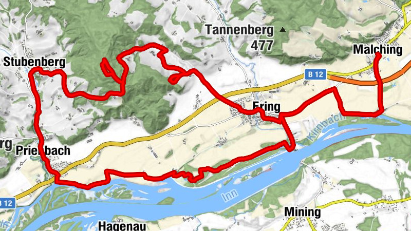 Malching - Milas Hexenkessel - Bertenöder Kapelle - St. Ägidius