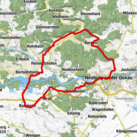 Burgheim - Gasthaus zum Vohbachweiberl - St. Peter - St. Johannes der Täufer