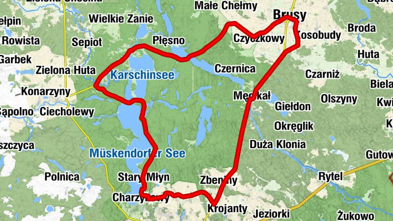 Brusy - Kościół pw. Wszystkich Świętych - Kościół pw. Świętej Barbary