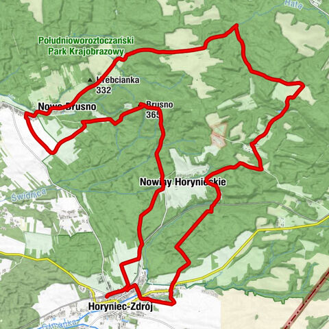 Horyniec-Zdrój - Sioło - Brusno - Kaplica pw. Matki Bożej Nowiny