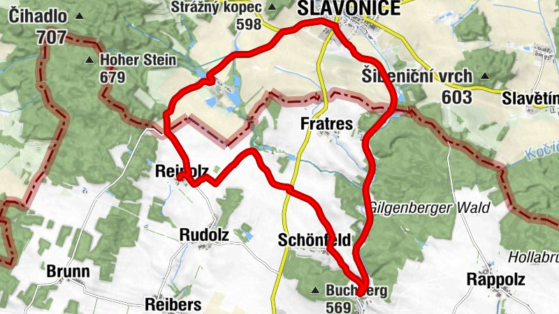 Reinolz - Ortskapelle hl. Michael - Restaurace Maříž - Slavonice