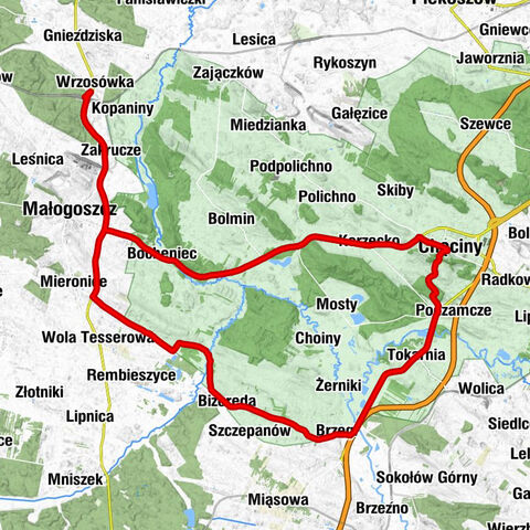 Małogoszcz - Wrzosówka - Chęciny - Kościół pw. Świętej Marii Magdaleny