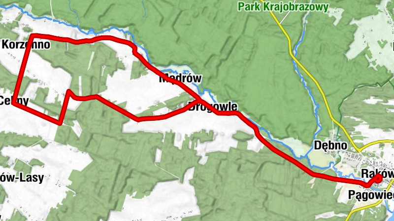 Celiny - Nowiny - Drogowle - Kościół pw. Świętego Andrzeja w Drogowlach