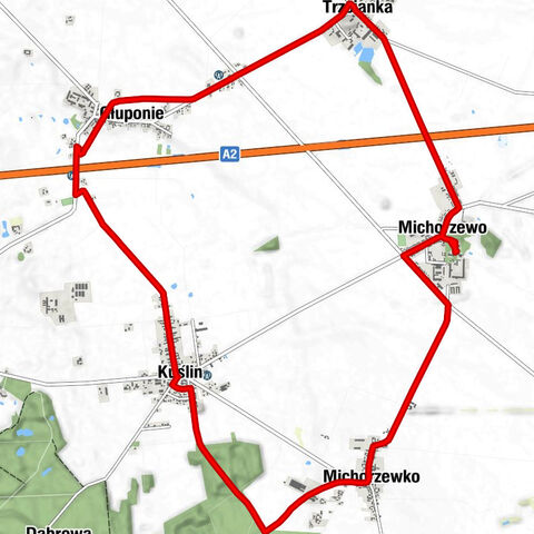 Michorzewo - Michorzewko - Kuślin - Głuponie