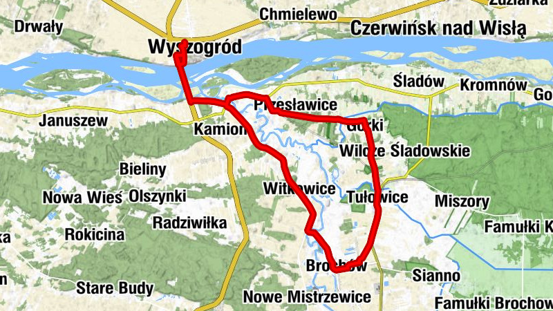 Wyszogród - Witkowice - Witkowice Duże