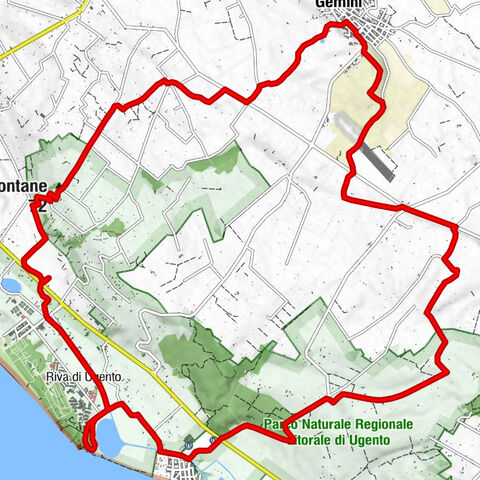 Ugento - Serra delle Fontane - Madonna del Casale - Gemini