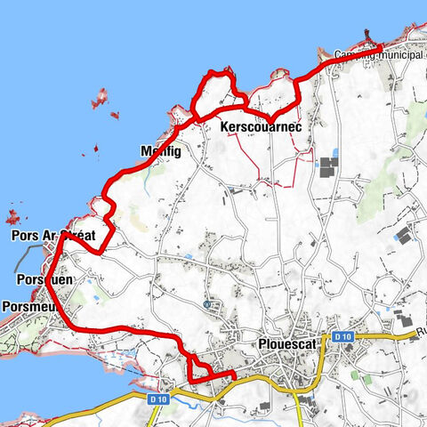 Pont An Traon - Crinou - Lanrial - Rod ar C'harr