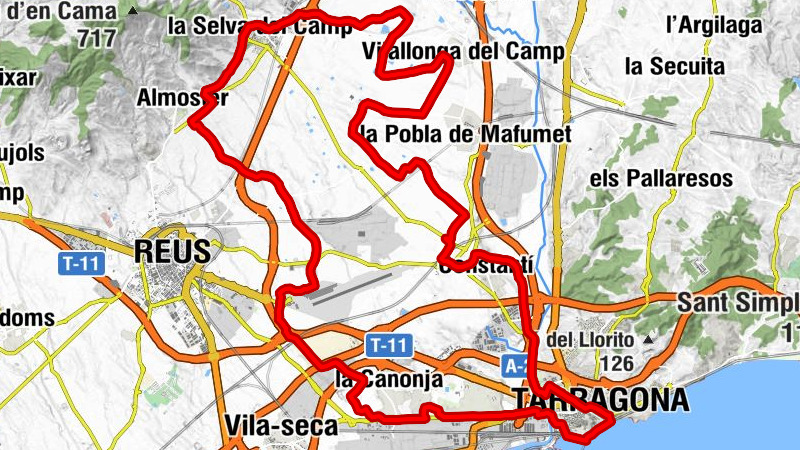 Estació de Tarragona - Sant Francesc - Sant Antoni de Pàdua - Tarragona