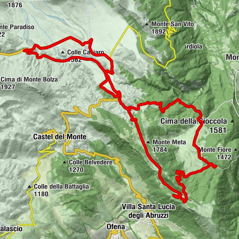 Valle d'Ombra - Il Parco del Voltigno - Rifugio Ricotta - Ristoro Mucciante